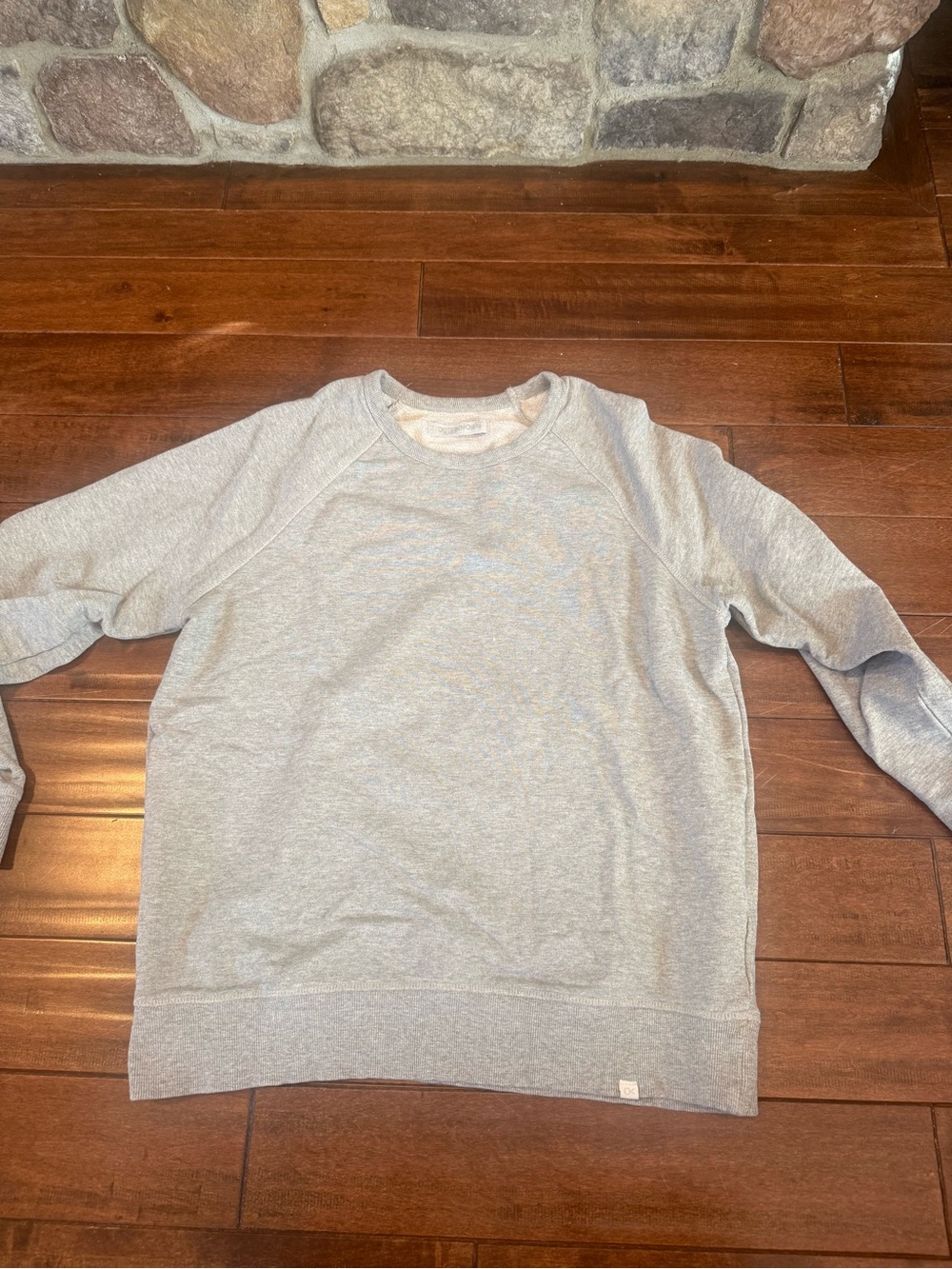 Outerknown Lightweight Crewneck Sweatshirt in Heather Gray